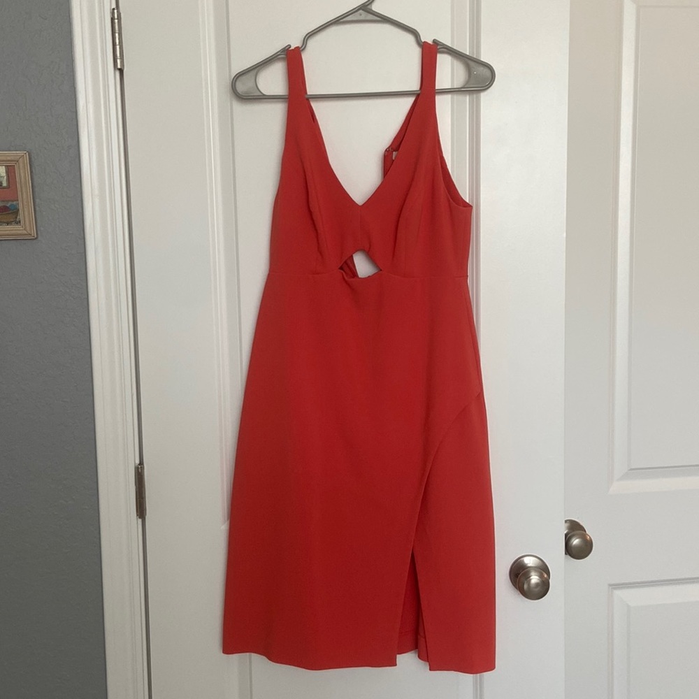Halston Heritage Dress in Coral